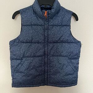 OLD Navy BLUE PUFFER VEST SIZE 6/7 Boy